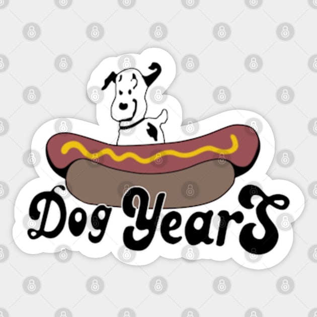 Dog Years Sticker by jordan5L